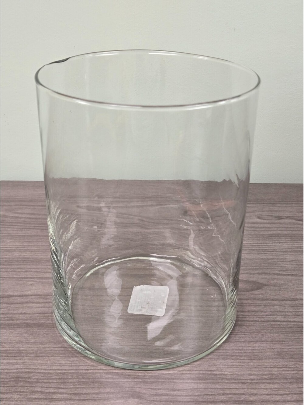 Greenbrier Clear Glass Cylinder Vase 8 X 6.2 Floral Centerpiece Wedding Decor